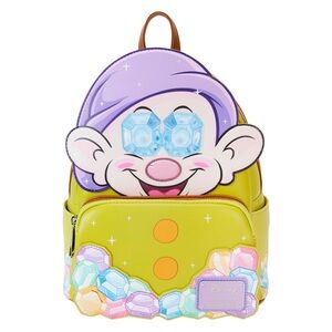 Disney Dwarf Backpack - Yellow and Purple